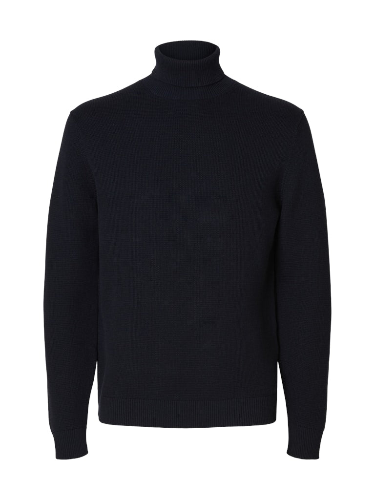 Slhdane LS Knit Structure Roll Neck Noos
