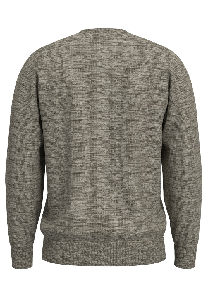 STRIK - Slhdane LS Knit Structure Crew Neck - - Hr Ravn