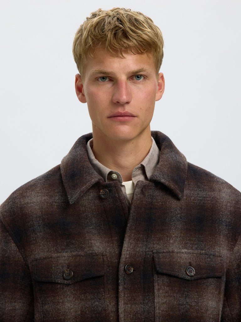 Slmmitch Wool Blend Shacket