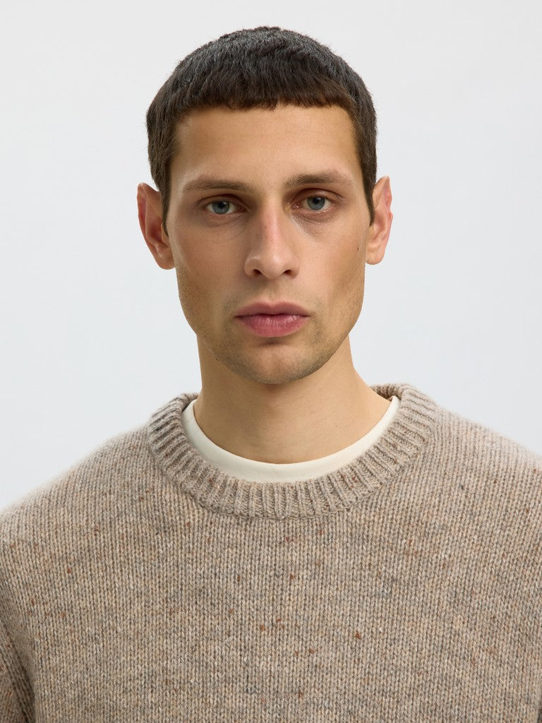 Slmcody LS Knit Rlx Crew Neck