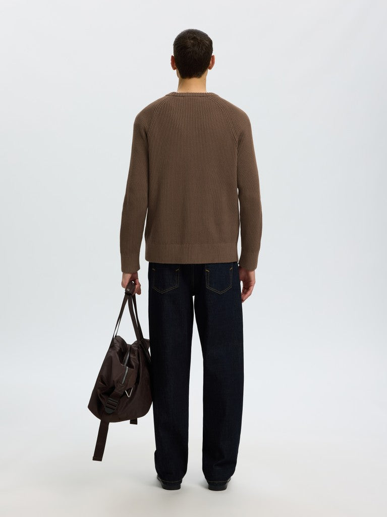 Slmbraun Knit Rlx Rib Crew Neck