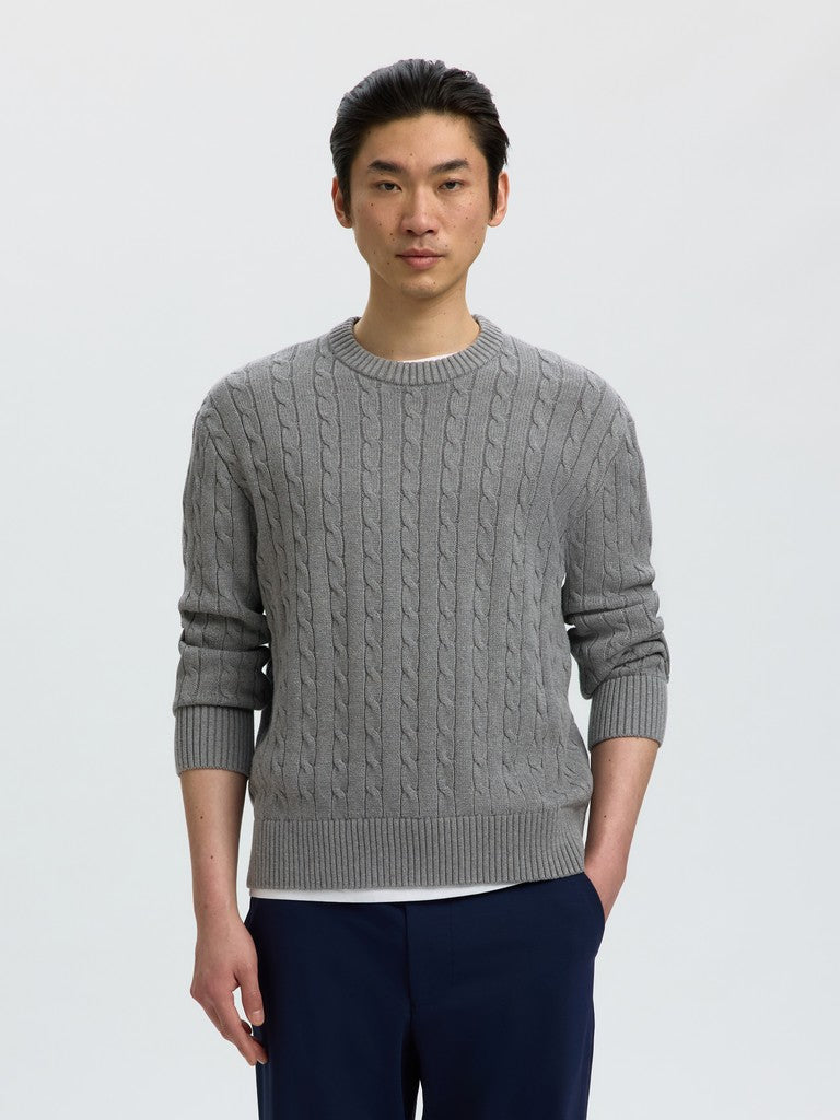 Slmbraun Knit Cable Crew