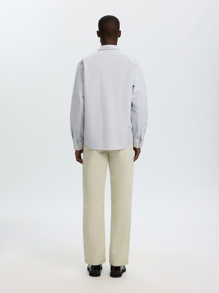 Slhregrick-Ox Shirt Ls Noos