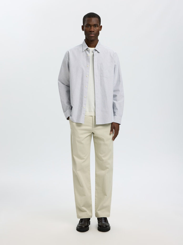 Slhregrick-Ox Shirt Ls Noos