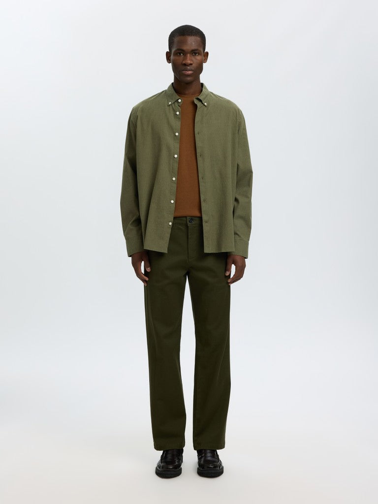 Slmcole-Jay Reg Melange LS Shirt