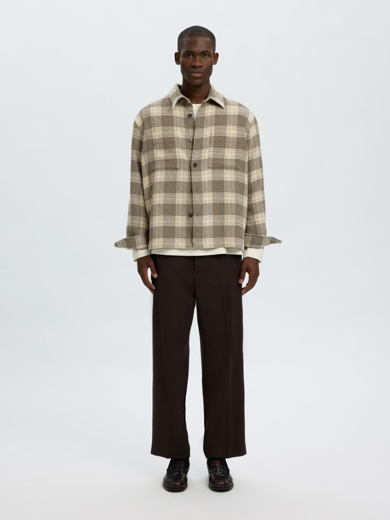 Slmole-Pablo Wool Blend Overshirt