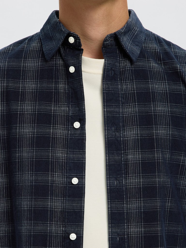 Slmregclaus Cord YD Check LS Shirt