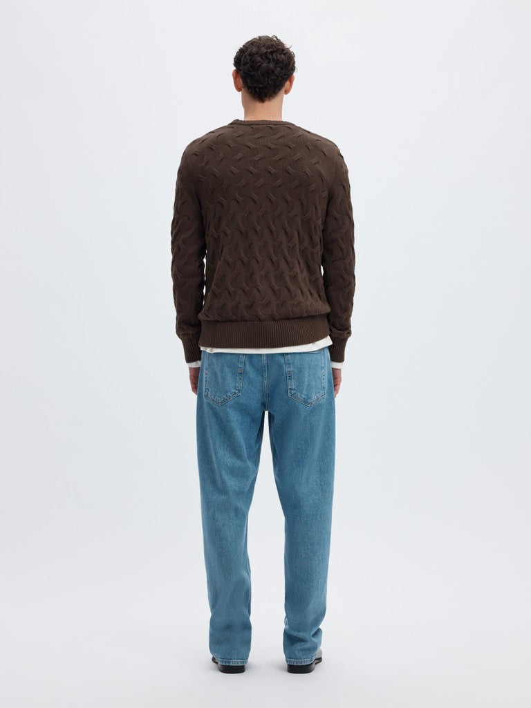 Slmcarlos LS Cable Crew Neck