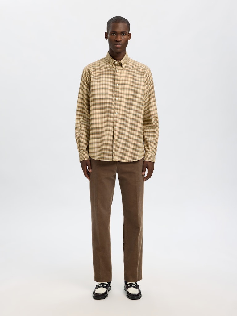 Slhblake Ox Check Bd Ls Shirt