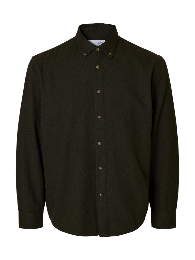 LANGE SKJORTER - Slhregnoah Mix Bdwn LS Shirt - - Hr Ravn