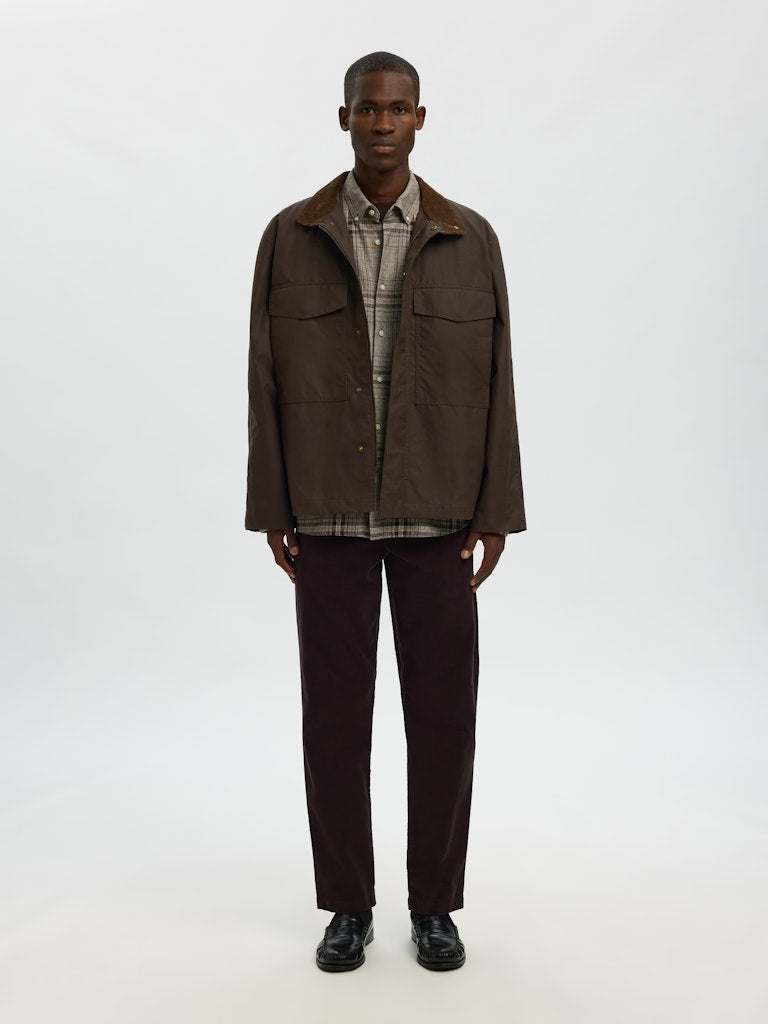 LANGE SKJORTER - Slhregnoah Mix Bdwn LS Shirt - - Hr Ravn