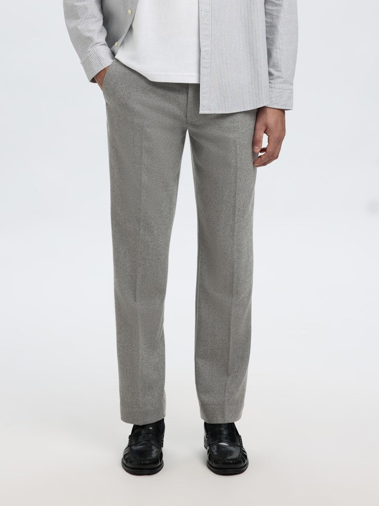 Slh196-Straight Terry Wool Pant