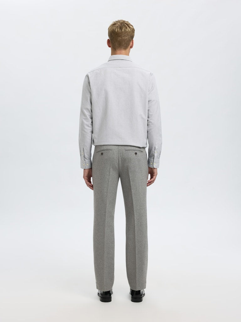 Slh196-Straight Terry Wool Pant