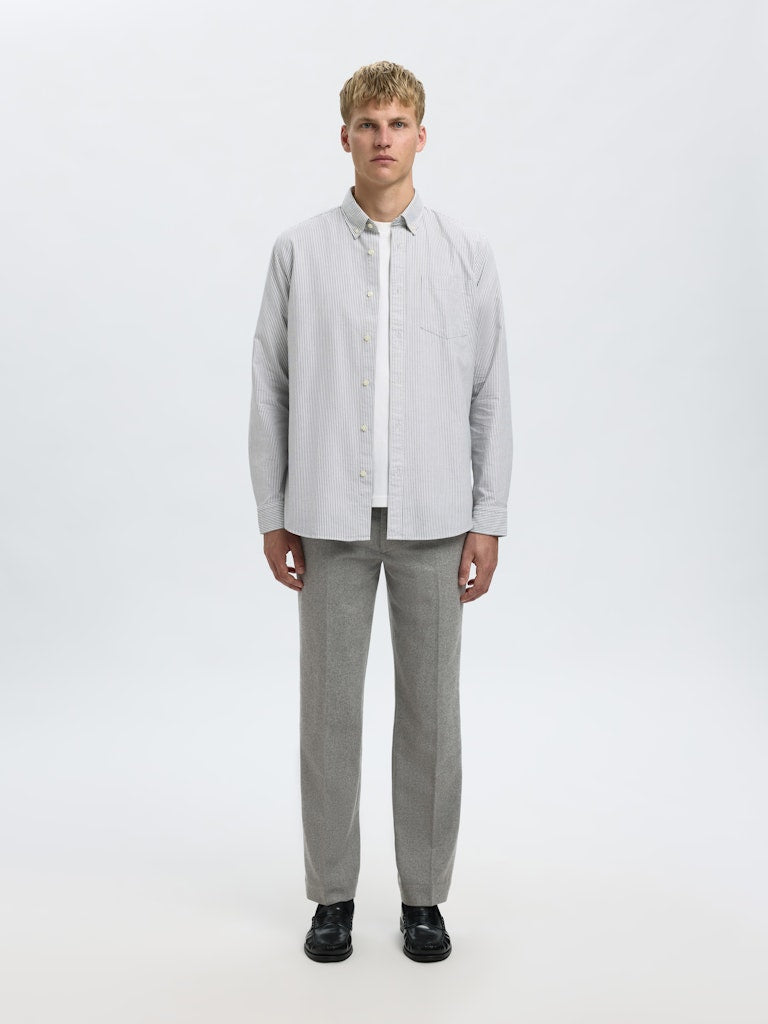 Slh196-Straight Terry Wool Pant