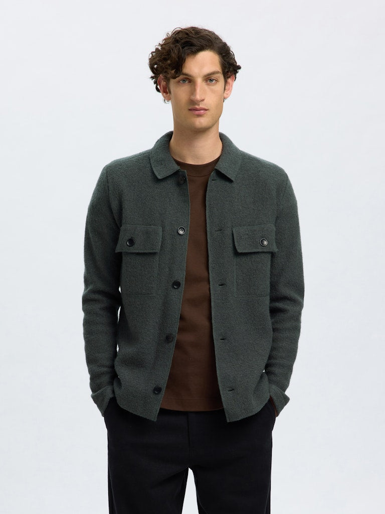 CARDIGAN - Slhnealy LS Knit Workwear Cardigan - - Hr Ravn