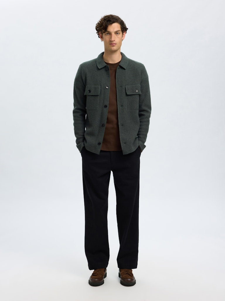 CARDIGAN - Slhnealy LS Knit Workwear Cardigan - - Hr Ravn