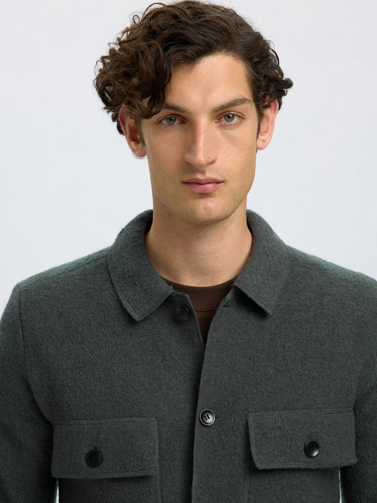 CARDIGAN - Slhnealy LS Knit Workwear Cardigan - - Hr Ravn