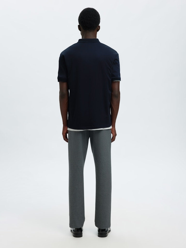 POLO - Slhfave Button SS Polo - - Hr Ravn