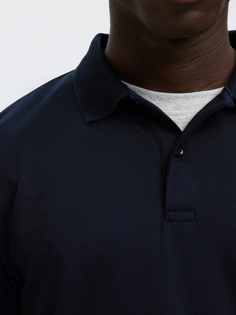 POLO - Slhfave Button SS Polo - - Hr Ravn