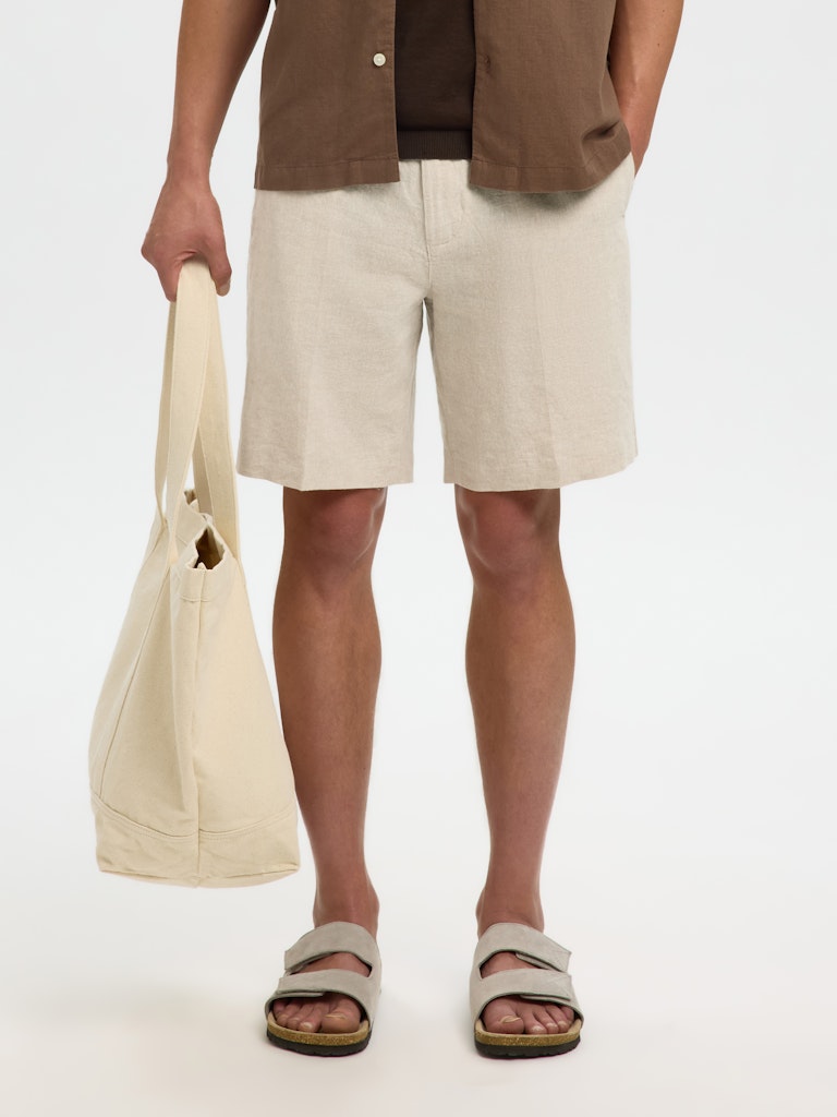 Slmregular-Leroy Linen Bld Shorts