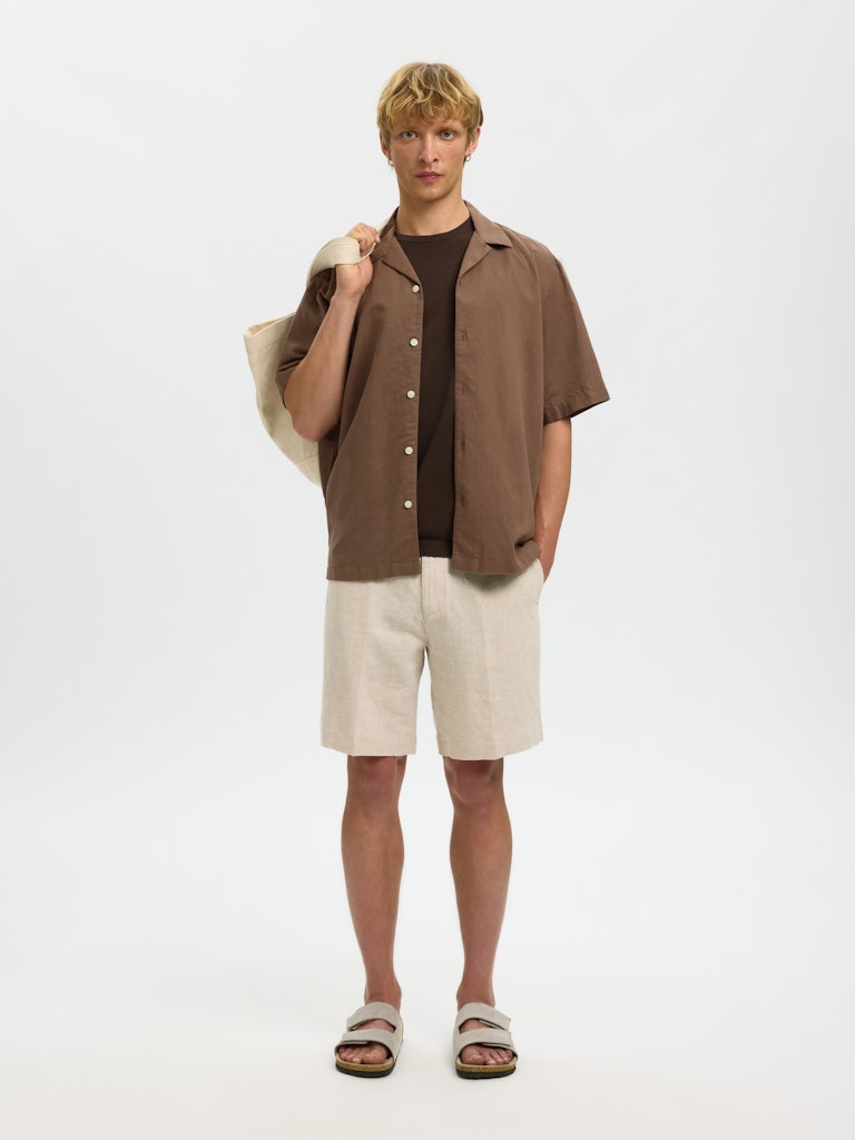 Slmregular-Leroy Linen Bld Shorts