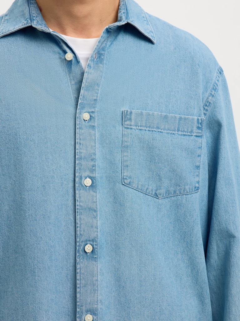 Slmregclaus Carlo Denim LS Shirt