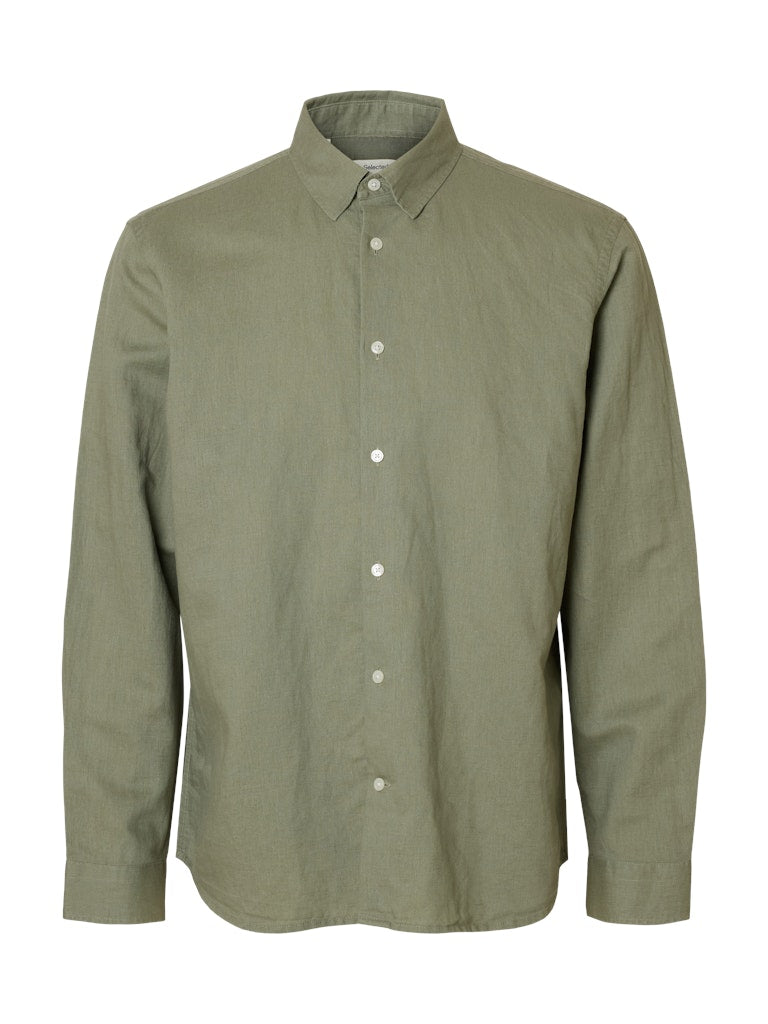 Slmregclaus Clay Linenblend LS Shirt