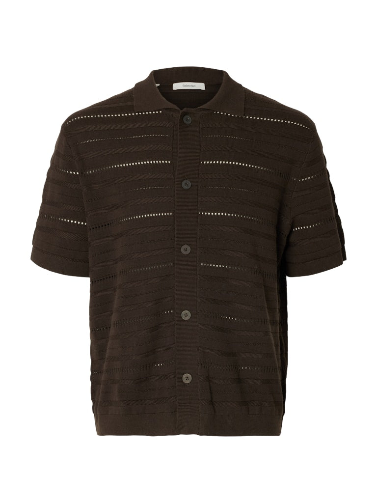 Slhpalle SS Knit Polo Cardigan