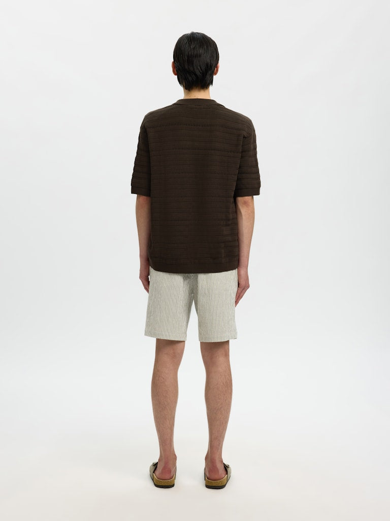 Slhpalle SS Knit Polo Cardigan
