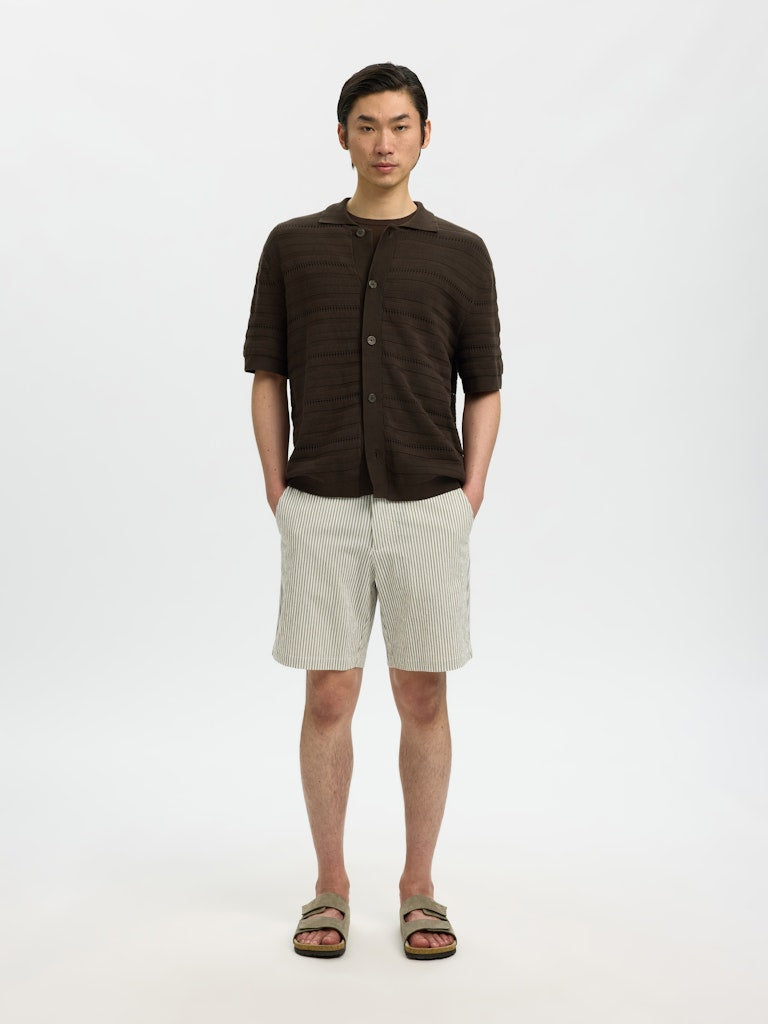 Slhpalle SS Knit Polo Cardigan