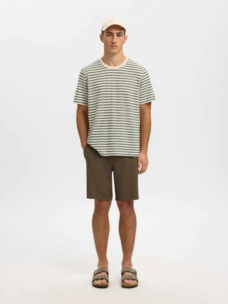 Slhkevin Stripe SS O-neck Tee