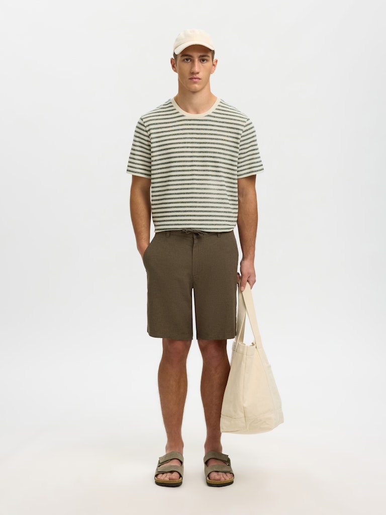 Slhkevin Stripe SS O-neck Tee