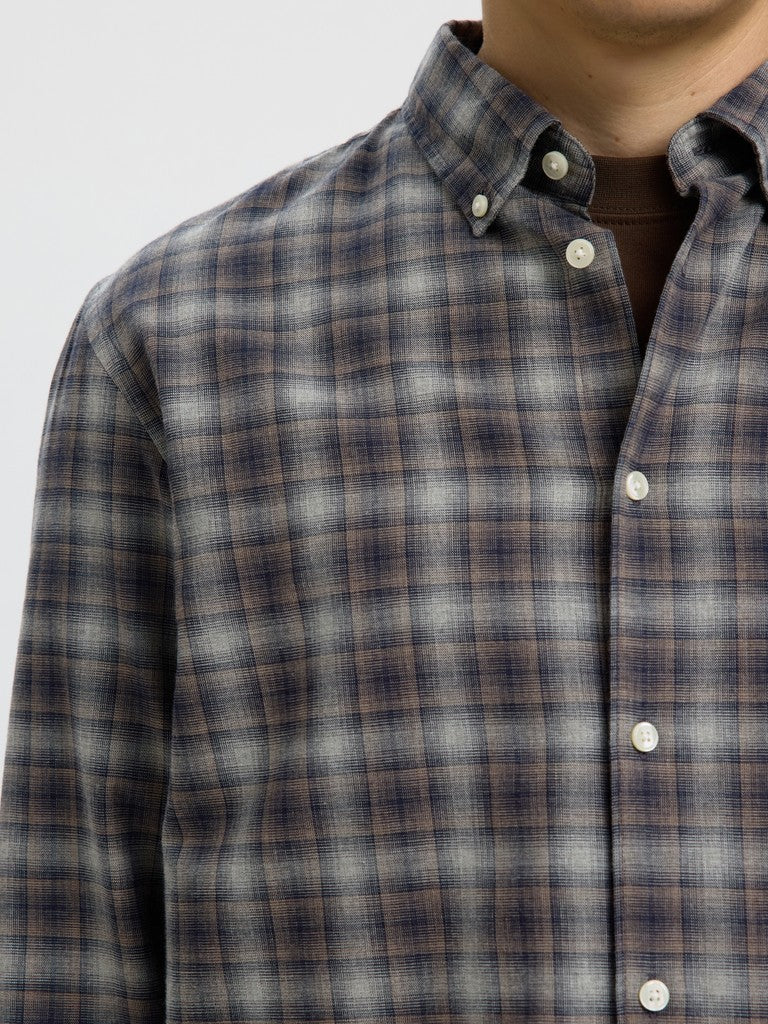 Slmcole-Jay Reg Melange LS Shirt