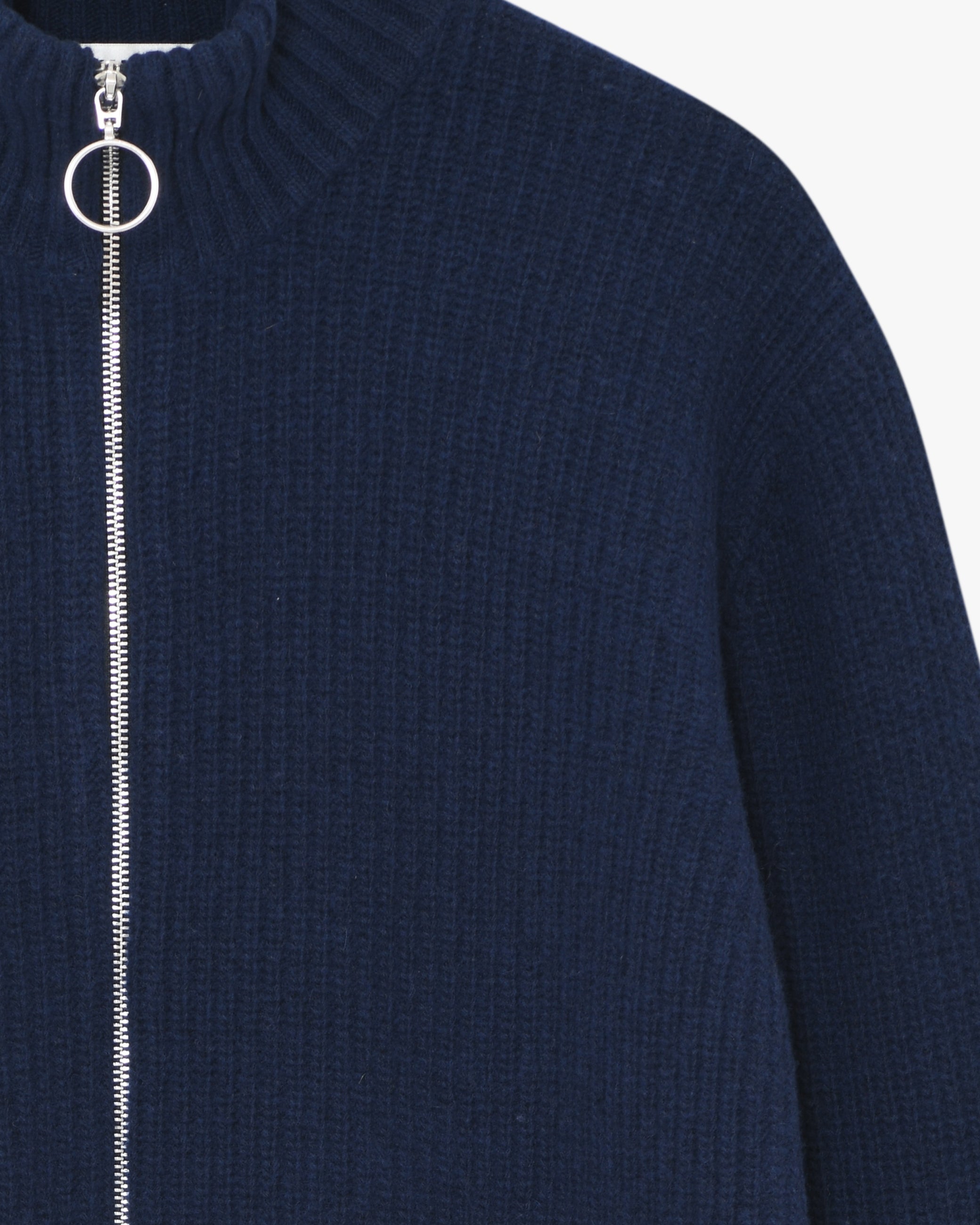 minimum male Santina Fullzip 4133 Knit Cardigan 3922 Sky Captain