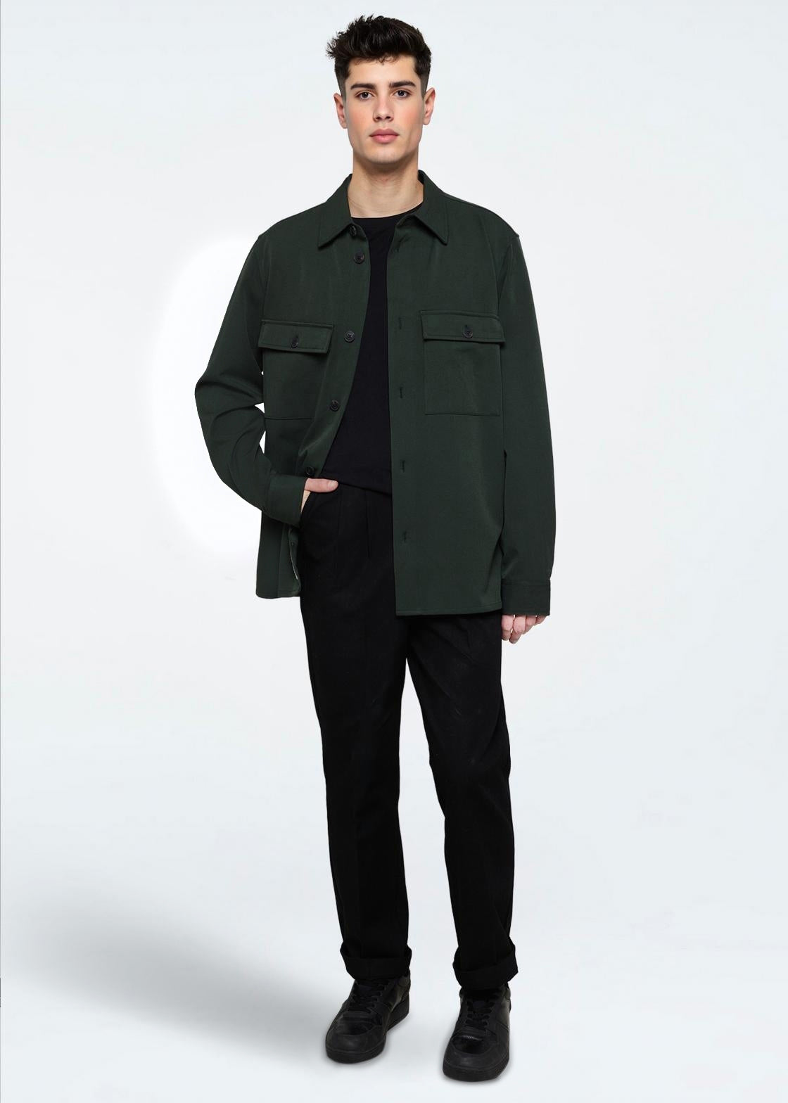 minimum male Santon overskjorte 3808 Overshirt 715 Rosin