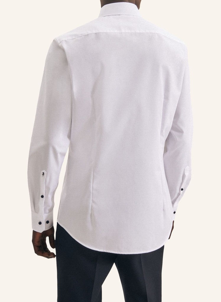 Seidensticker Shaped Fit Fil A Fil Business Kent Shirt