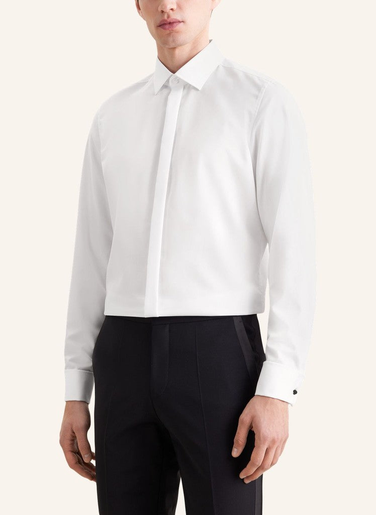 Seidensticker Slim Fit Smoking Business Kent Shirt