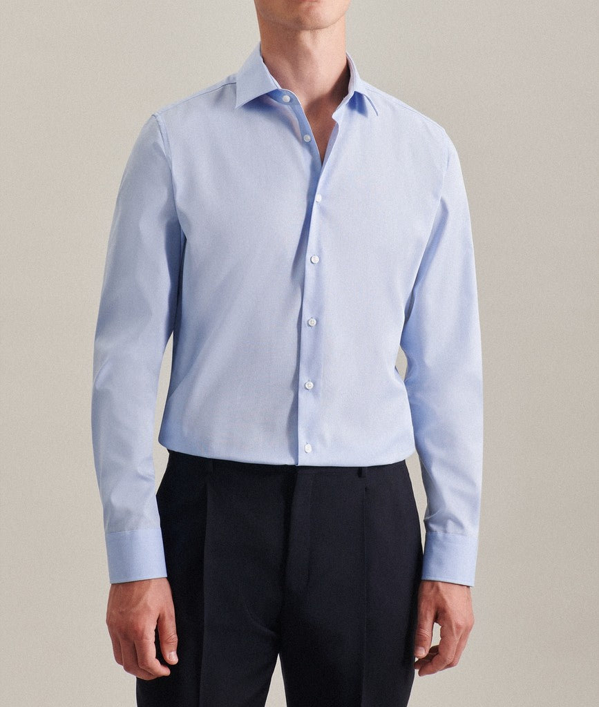 Seidensticker Slim Fit Fil A Fil Business Kent Shirt