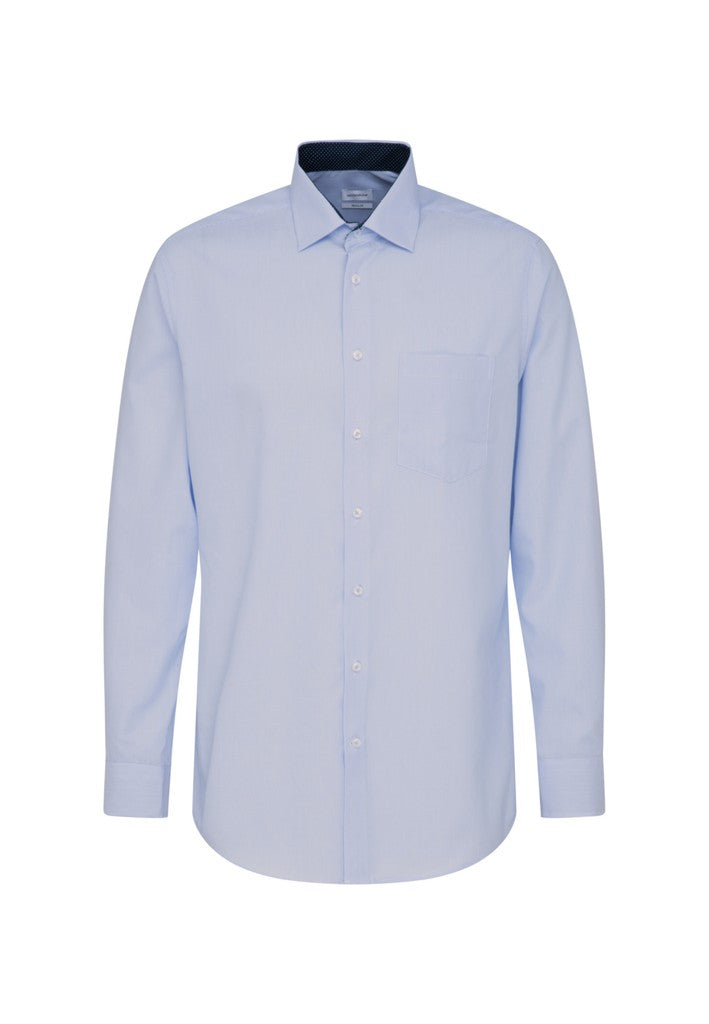 Seidensticker Regular Fit Striped Business Kent Shirt