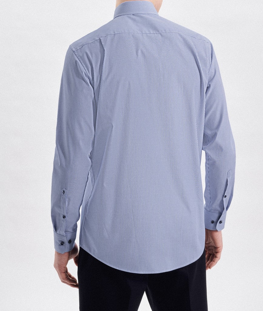 Seidensticker Regular Fit Striped Business Kent Shirt