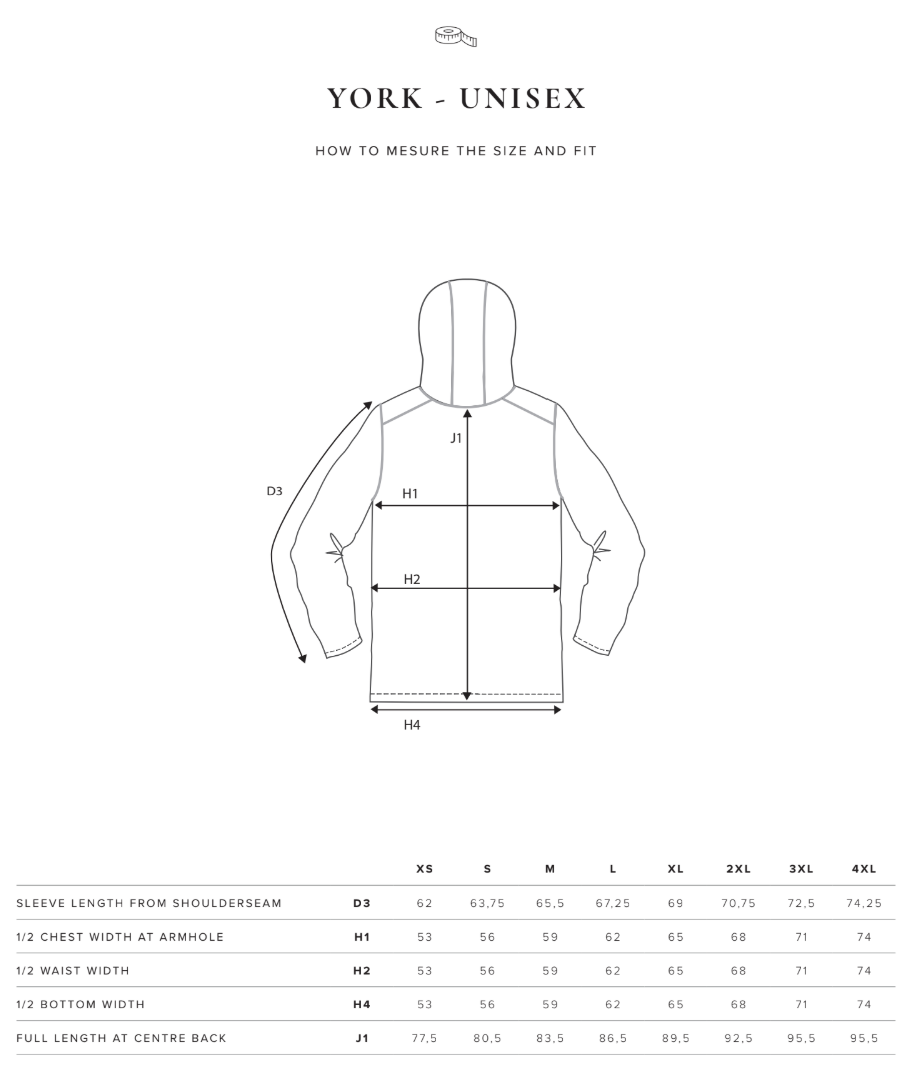 York unisex
