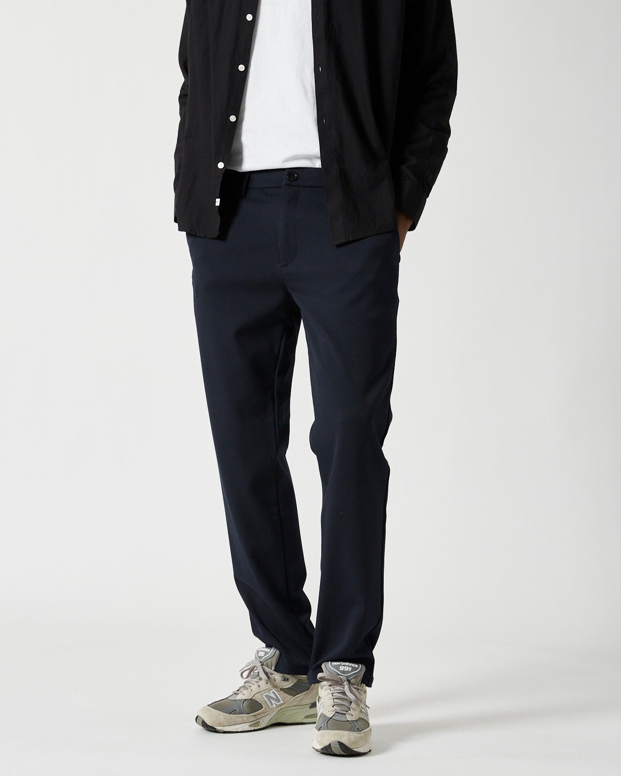 minimum male Sofus 9780 Chino Pants 687 Navy Blazer