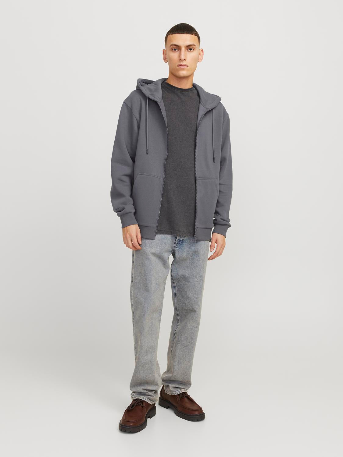 Cardigans - Jjebradley Sweat Zip Hood Noos - - Hr Ravn
