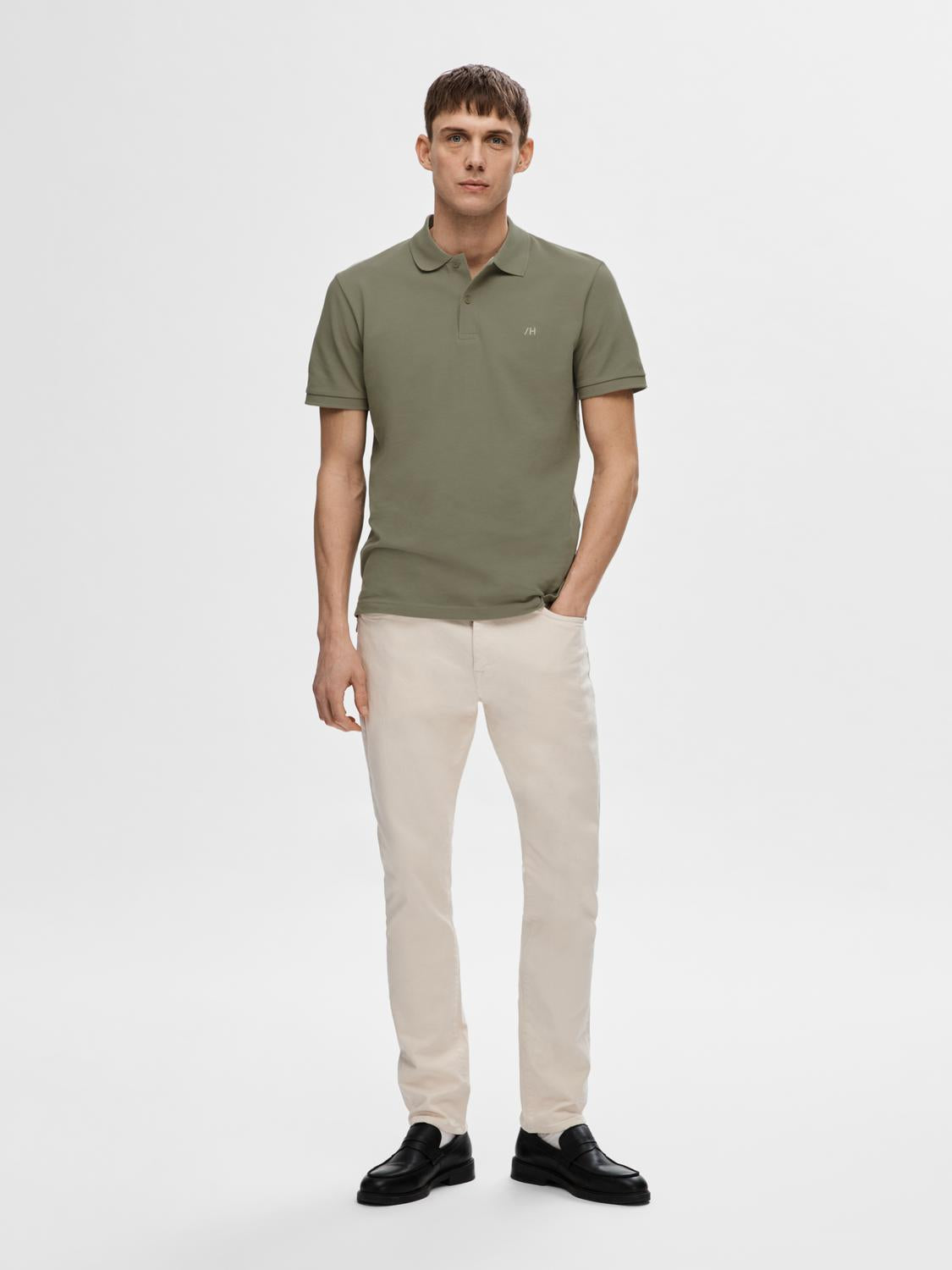 JEANS - Slh175-Slim Leon 6402 Ecru Soft Jns Noos - - Hr Ravn