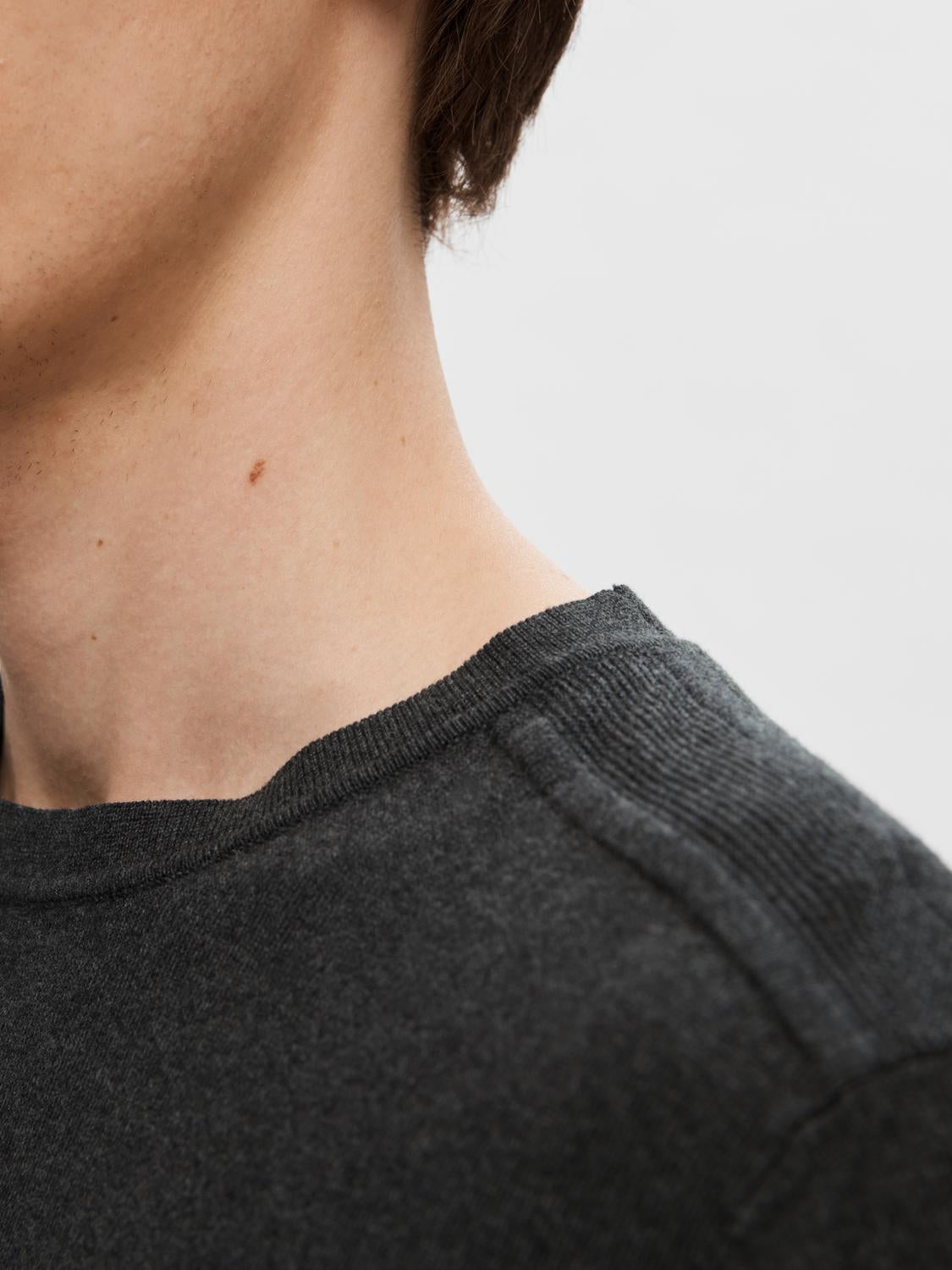 STRIK - Slhberg Crew Neck Noos - - Hr Ravn