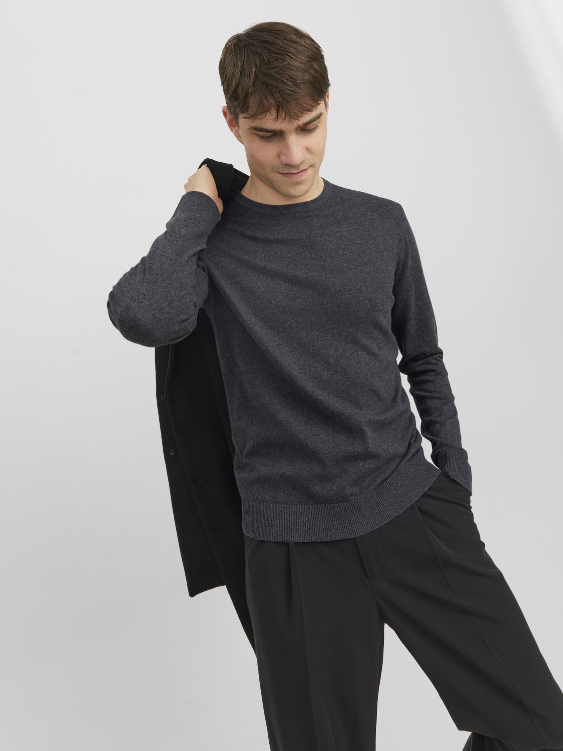STRIK - Jjeemil Knit Cable Crew Neck Noos - - Hr Ravn
