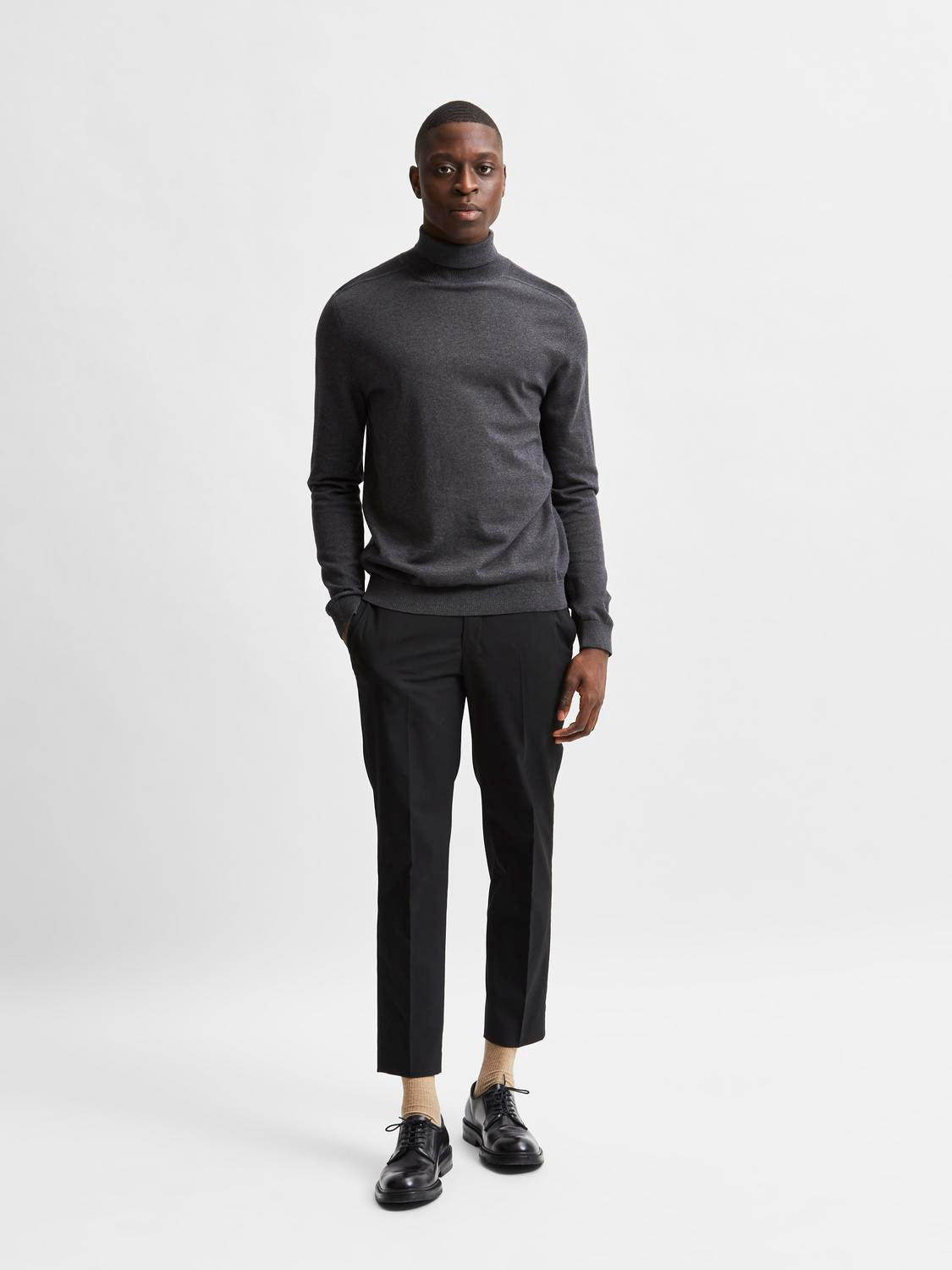 STRIK - Slhberg Roll Neck Noos - - Hr Ravn