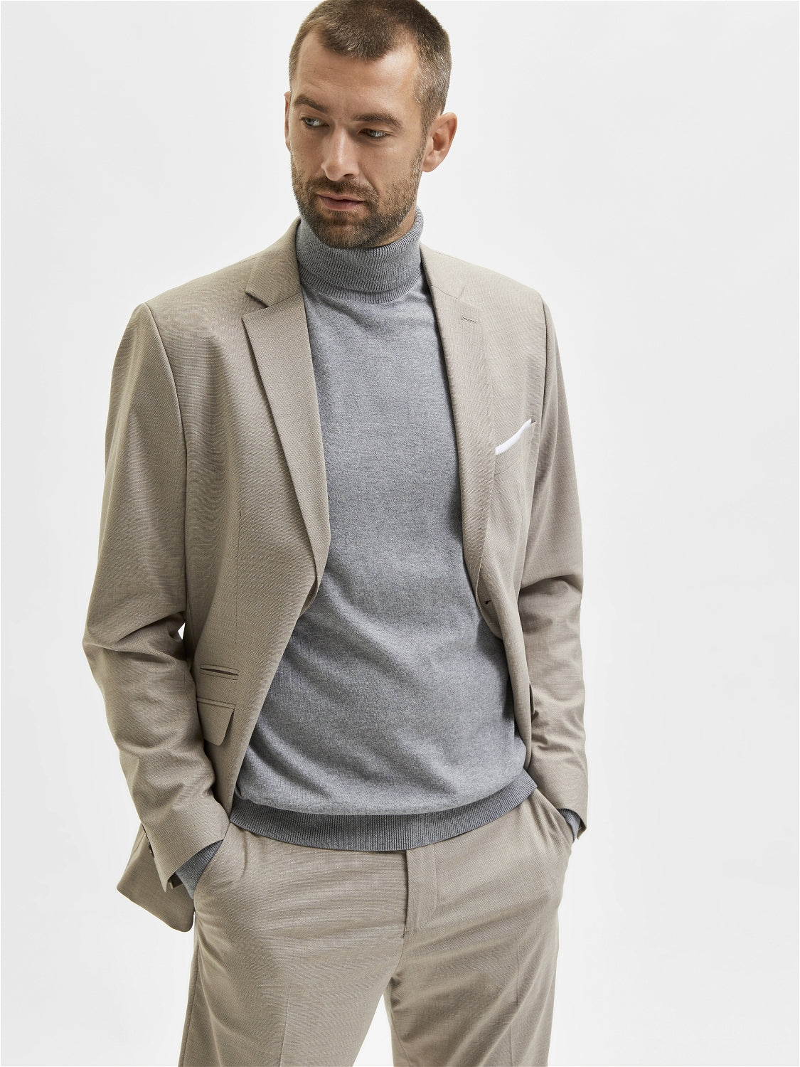 STRIK - Slhberg Roll Neck Noos - - Hr Ravn