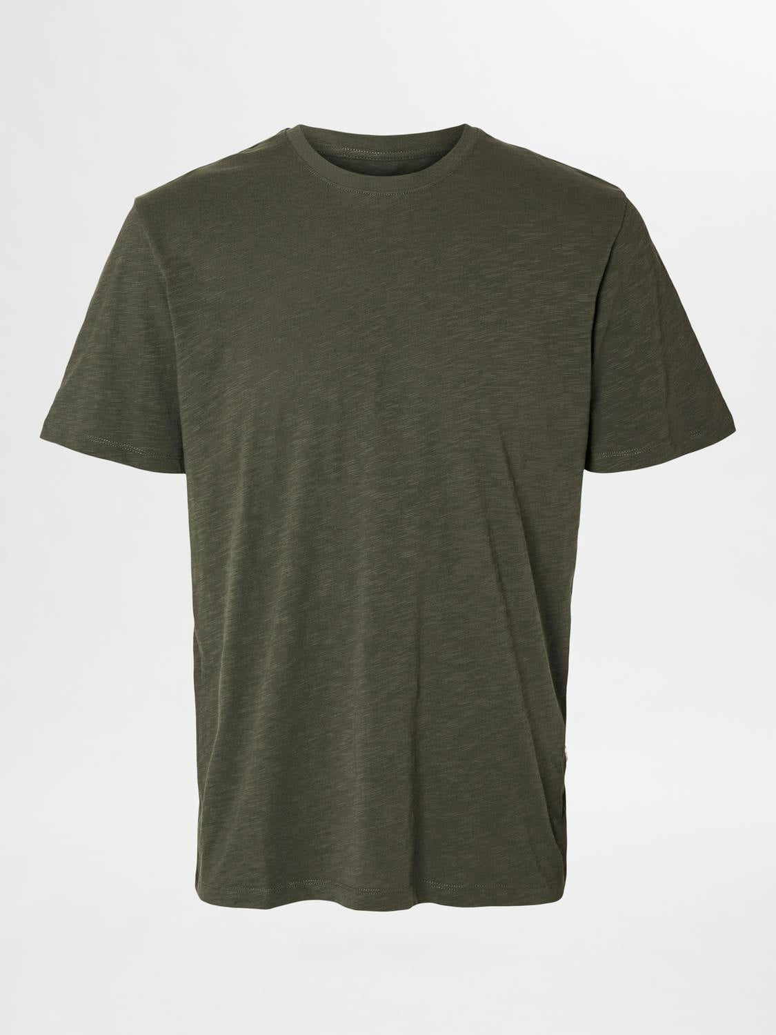 T-SHIRTS - Slhaspen Slub Ss O-Neck Tee Noos - - Hr Ravn