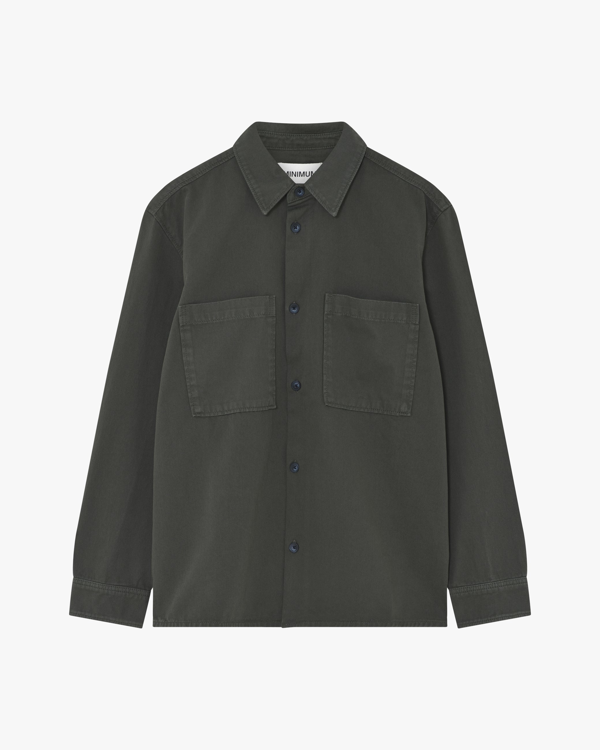 minimum male Titan Overshirt 4470 Overshirt 0510 Castor Gray